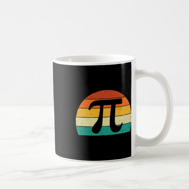 Mug Symbole Rétro Pi - Math Lover Science Pi Day (Droite)