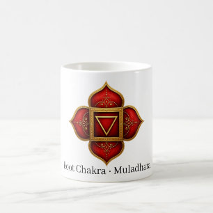 Mug Symbole sacré du chakra racine Muladhara