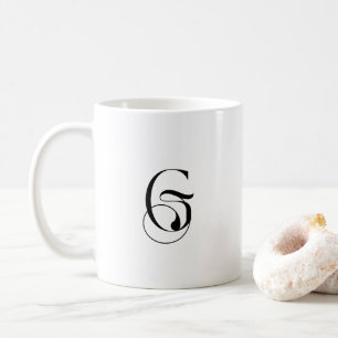 Mug Symbole simple noir "G"