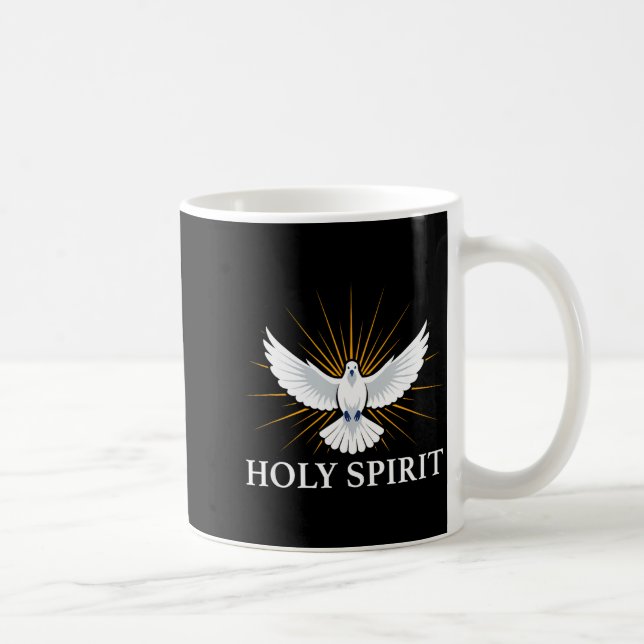Mug Symbole Spirituel de la Colombe Saint-Esprit Chrét (Droite)