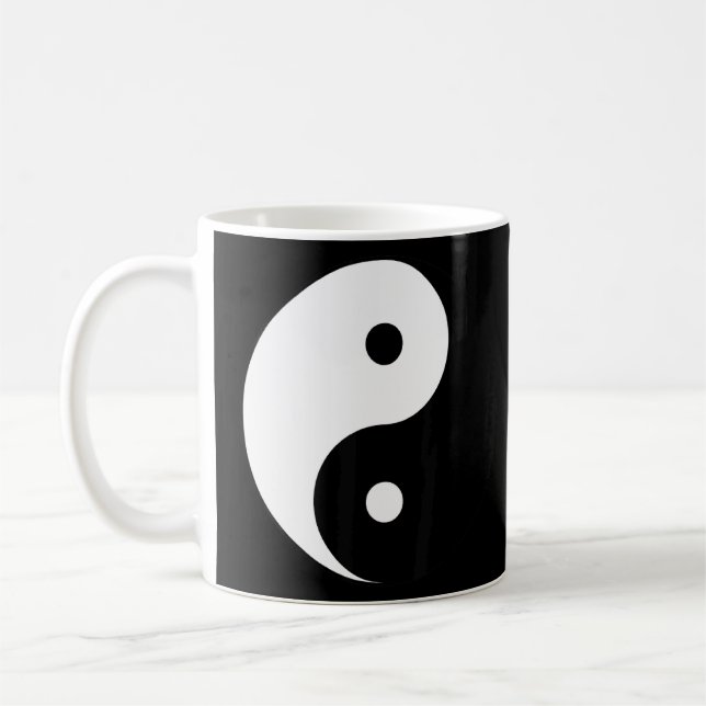 Mug Symbole Tai Chi Yin Yang Hippie équilibre de paix  (Gauche)