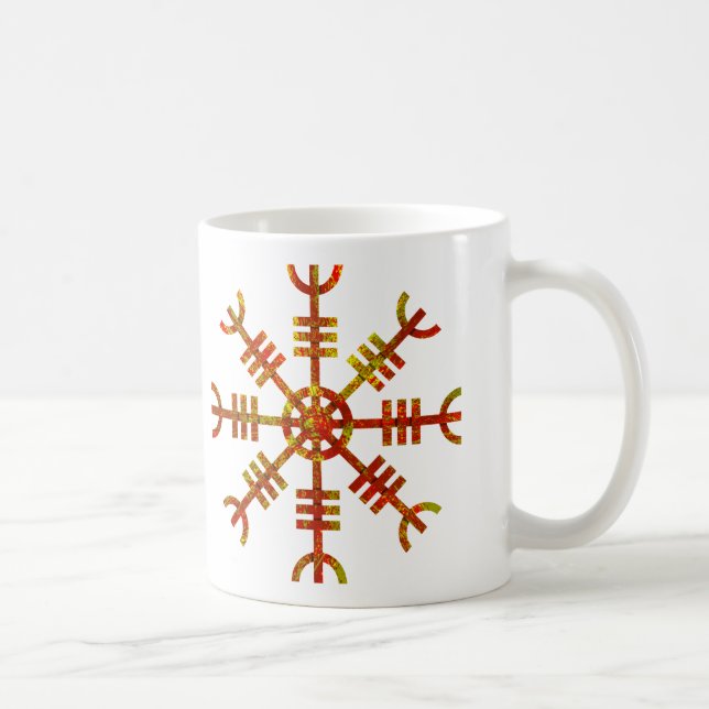 Mug Symbole Viking Helm De Awe Norse (Droite)