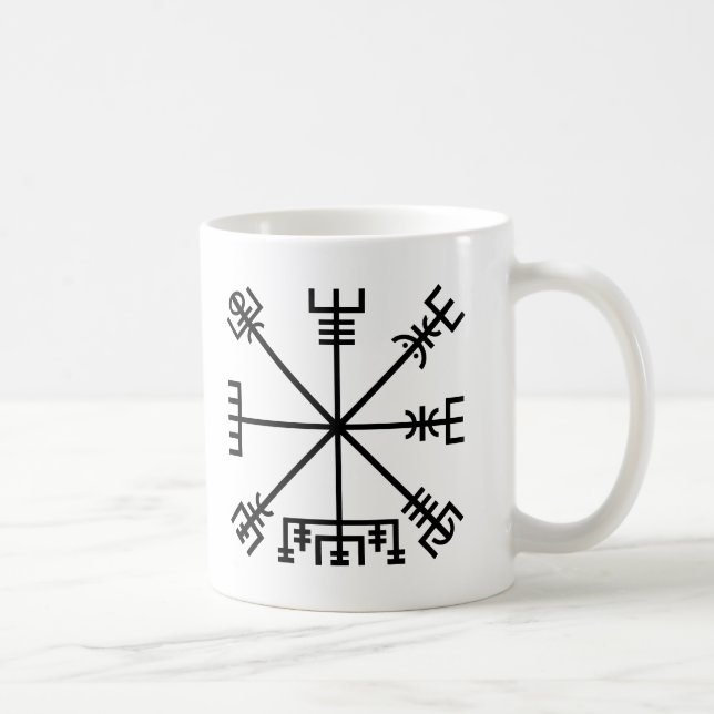 Mug Symbole Viking Vegvisir (Droite)