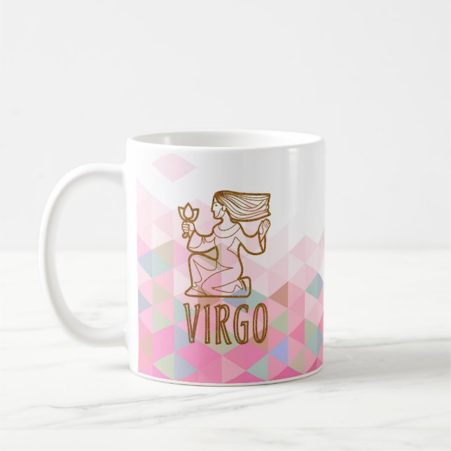 Mug Symbole Virgo Zodiac (Gauche)
