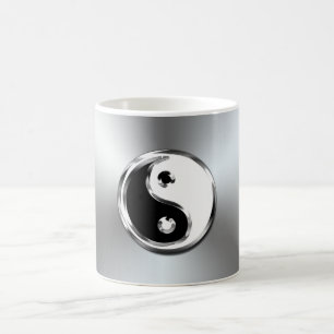Mug Symbole Yin-Yang en acier