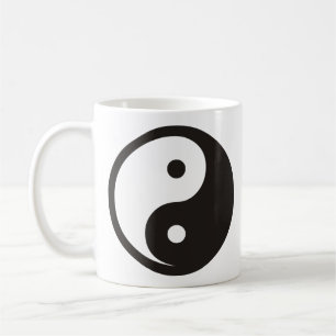Mug Symbole Yin Yang - tatouage solide