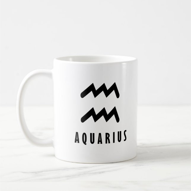Mug Symbole zodiaque Aquarius (Gauche)