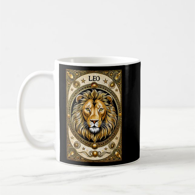 Mug Symbole zodiaque astrologique Leo (Gauche)