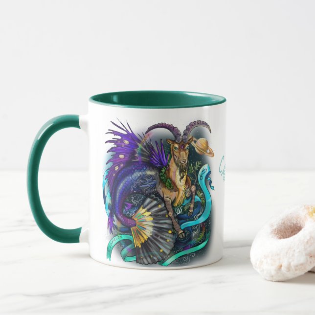Mug SYMBOLE Zodiaque Capricorne (Avec donut)