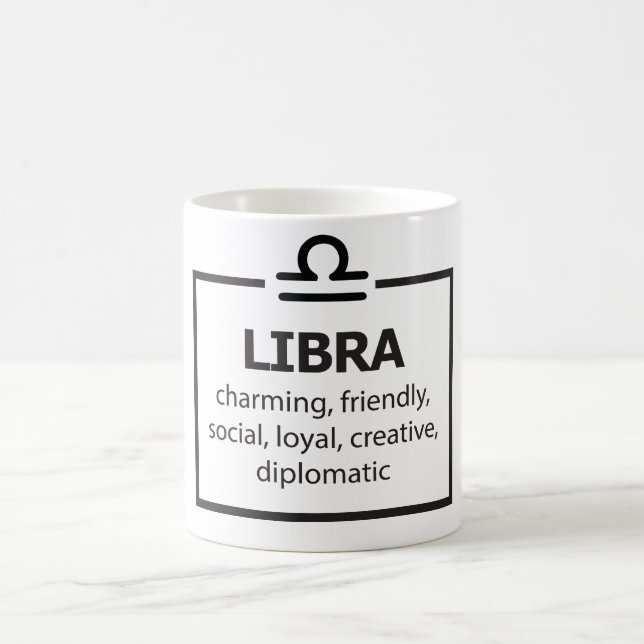 Mug Symbole zodiaque céleste Mug/Libra Traits (Centre)