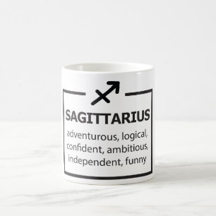 Mug Symbole zodiaque céleste Mug/Sagittaire Traits