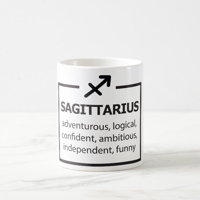 Mug Symbole zodiaque céleste Mug/Sagittaire Traits (Centre)