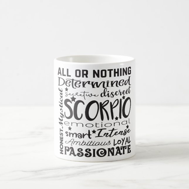 Mug Symbole zodiaque céleste Mug/Scorpio Description (Centre)