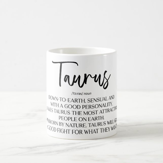 Mug Symbole zodiaque céleste Mug/Taurus (Centre)