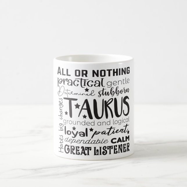 Mug Symbole zodiaque céleste Mug/Taurus Description (Centre)
