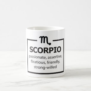 Mug Symbole zodiaque céleste - Traits de Mug/Scorpio