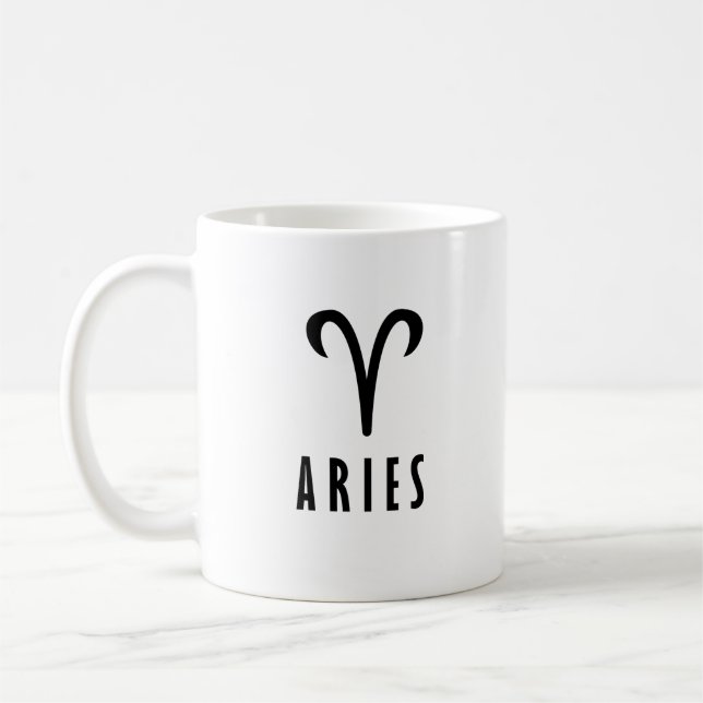 Mug Symbole zodiaque d'Aries (Gauche)