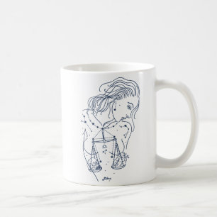 Mug Symbole Zodiaque de la Girl Libra