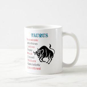 Mug Symbole zodiaque du Taurus Horoscope
