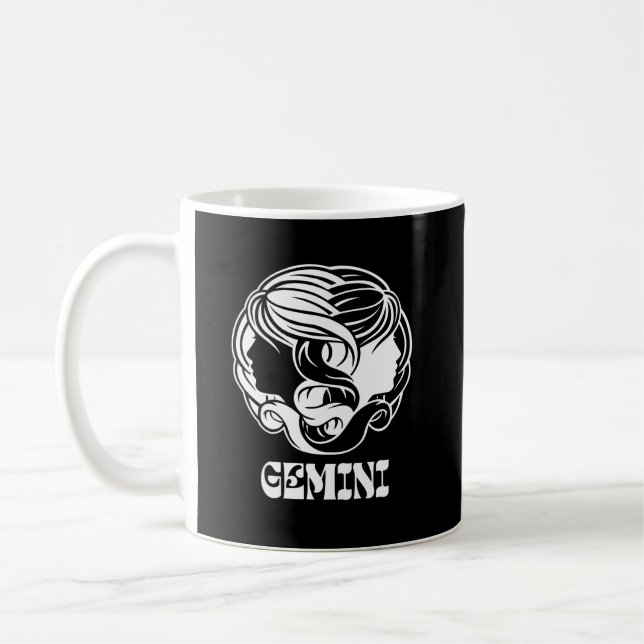 Mug SYMBOLE Zodiaque Gemini Astrologie (Gauche)
