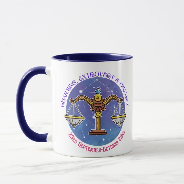 Mug SYMBOLE Zodiaque Libra (Gauche)
