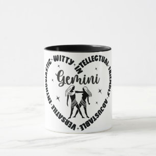 Mug Symbole zodiaque mou Caractéristiques/Gemini