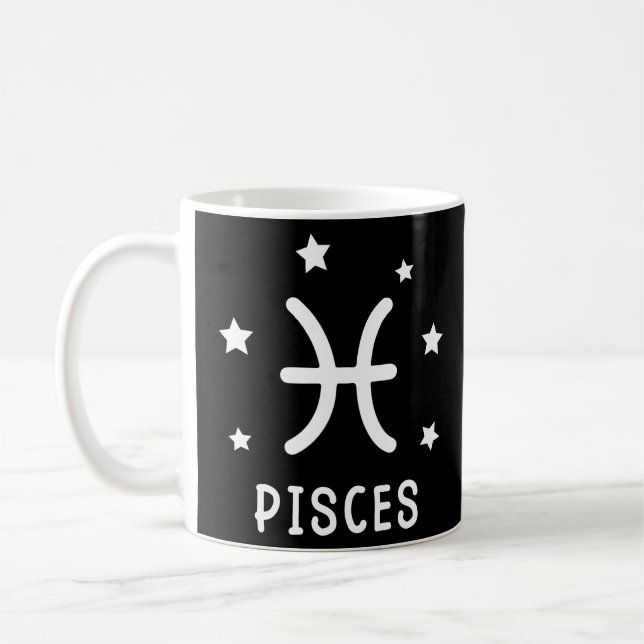 Mug SYMBOLE Zodiaque Pisces Astrologie (Gauche)