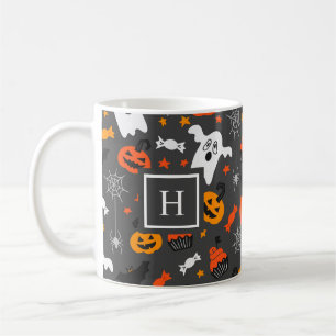 Mug Symboles de couleurs d'Halloween motif