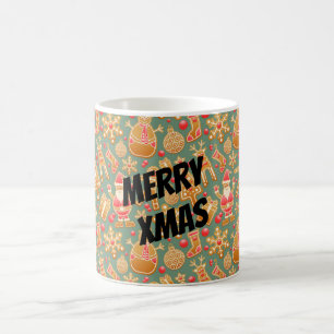 Mug Symboles de Noël heureux