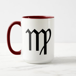 Mug Symboles de signes Zodiac personnalisables Couleur