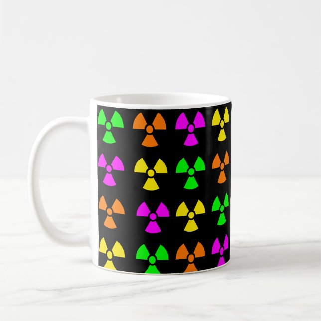 Mug Symboles de Trefoil brillants et colorés (Gauche)