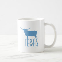 Symboles du Texas, Longhorn, bleu