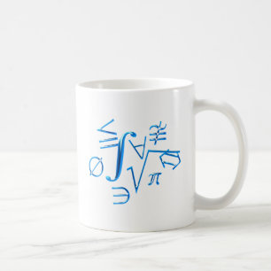 Mug symboles mathématiques