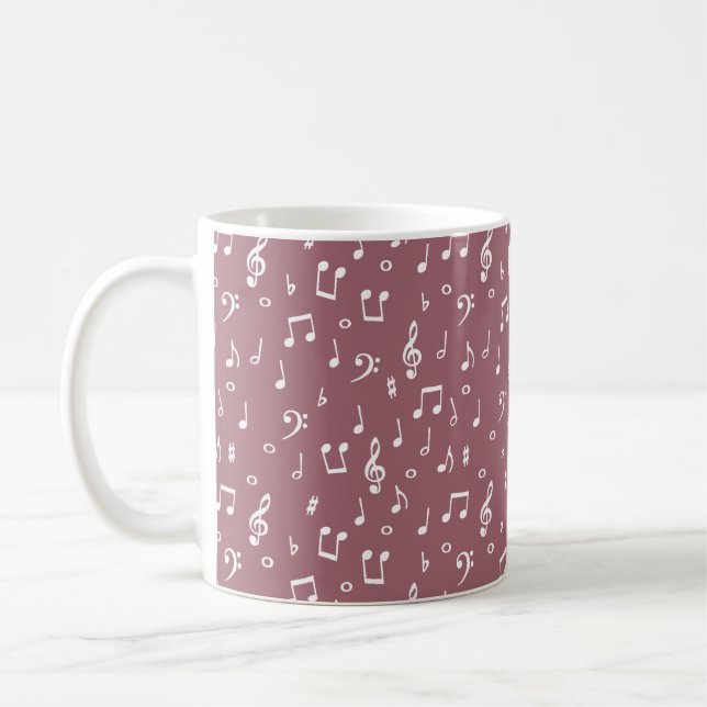 Mug symboles musicaux  (Gauche)