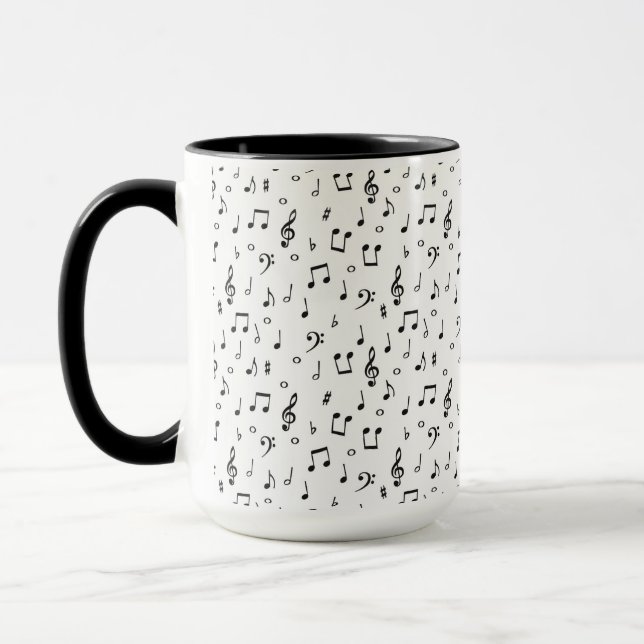Mug Symboles musicaux (Gauche)