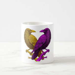 Mug Symbolic Raven Duo Art
