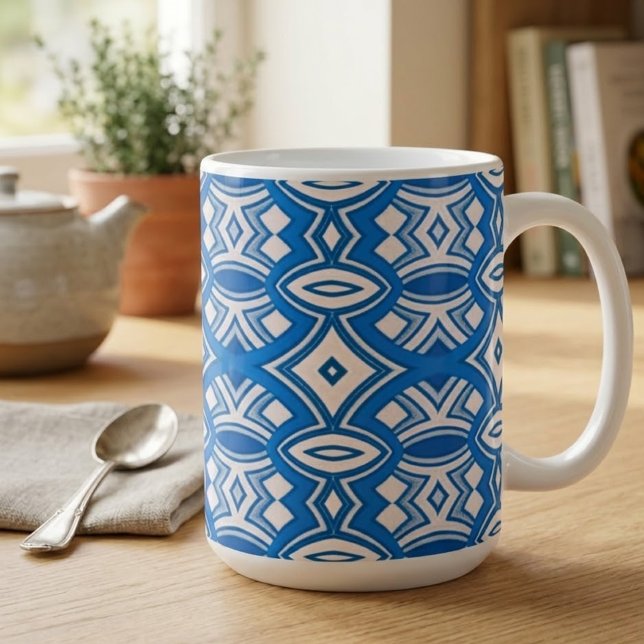 Mug Symétrie diamant et ovale doux (Créateur téléchargé)