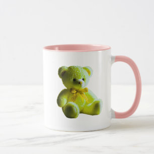 Mug Sympa l'ours en peluche avec son nœud papillon.
