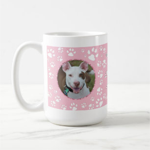 Mug Sympathie de chien Mémorial de vos photos Empreint