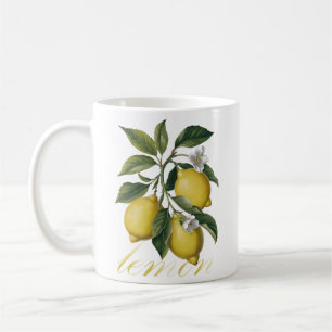 Mug Symphonie Citrus Doré citron vintage