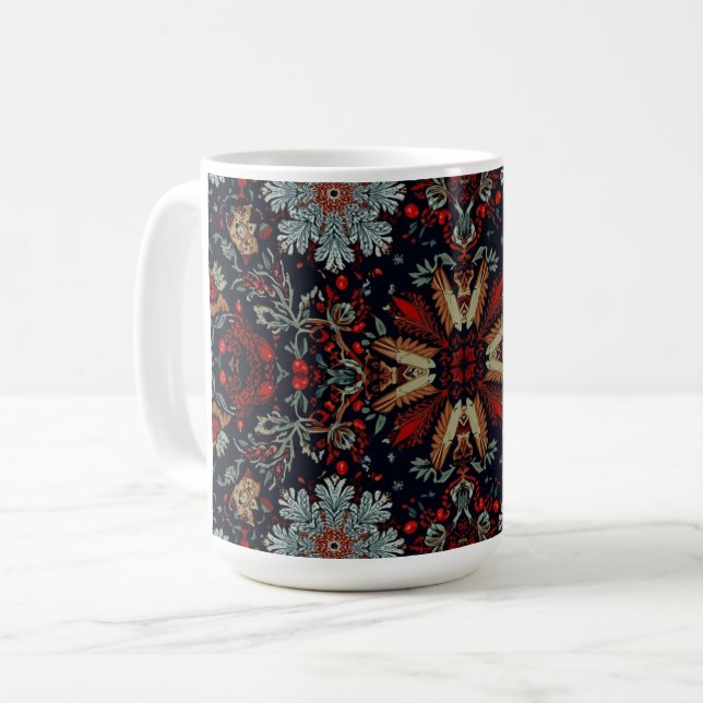 Mug Symphonie de flocon de neige à Noël (Devant gauche)