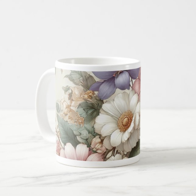 Mug Symphonie florale (Devant gauche)