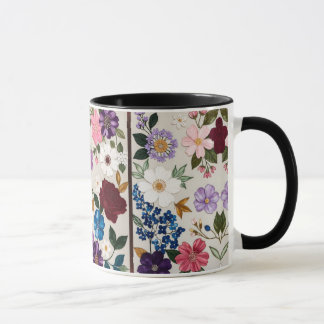 Mug Symphonie florale vibrante aux tons de joaillerie