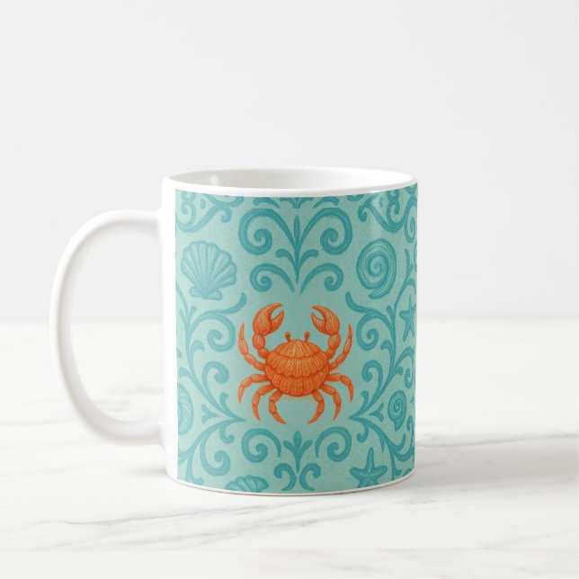Mug Symphonie ornementale des crabes (Gauche)