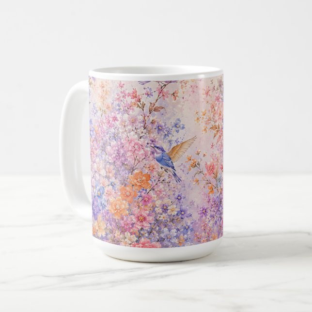 Mug Symphonie secrète des fleurs (Devant gauche)