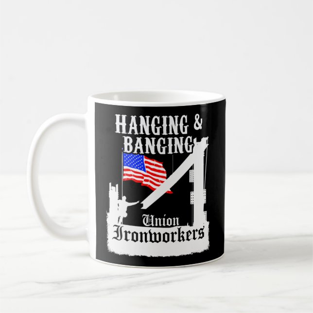 Mug Syndicat des travailleurs du fer penché battez le  (Gauche)