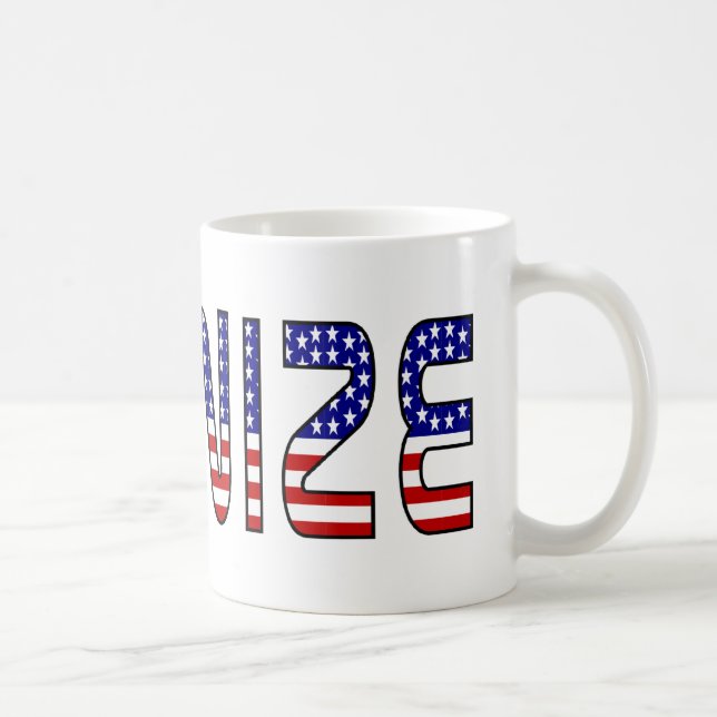 Mug Syndiquer aux couleurs du drapeau américain (Droite)