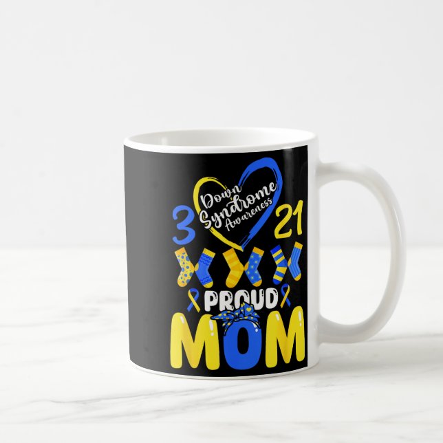 Mug Syndrome de Down Fière-Maman Fils Fille (Droite)