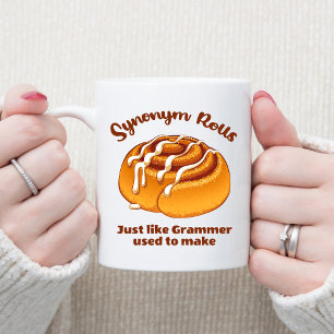 Mug Synonym Rolls Comme Grammer Utilisé Pour Faire