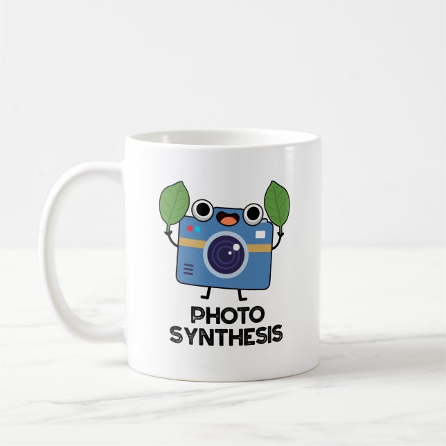 Mug Synthèse De Photo Drôle Caméra Pun (Gauche)